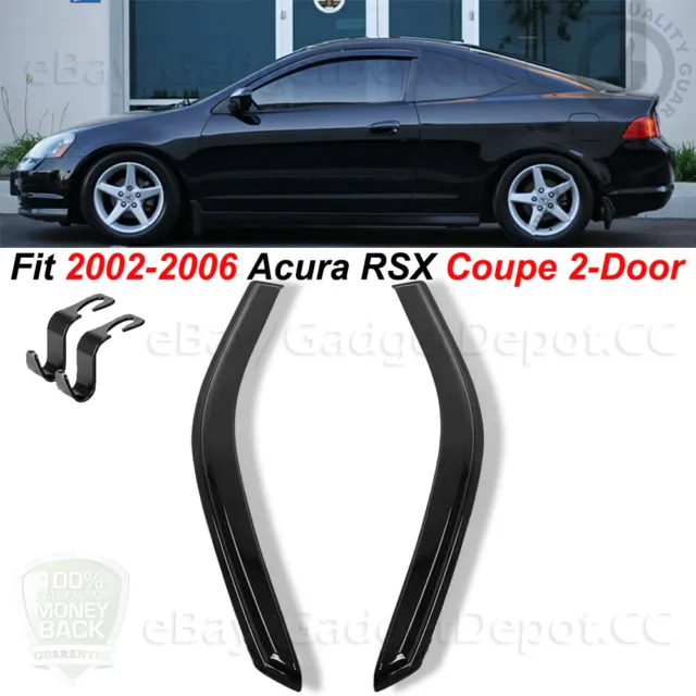 For 2002-2006 Acura RSX Coupe Window Visors Rain Guard Deflector JDM-Style