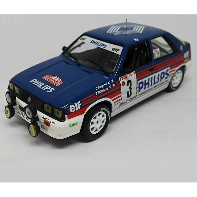 Renault 11 turbo dans voitures de rallye miniatures
