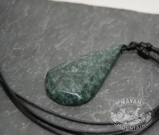 New! Simple Jade Necklace Guatemalan Jadeite Guatemala Mayan Mountain