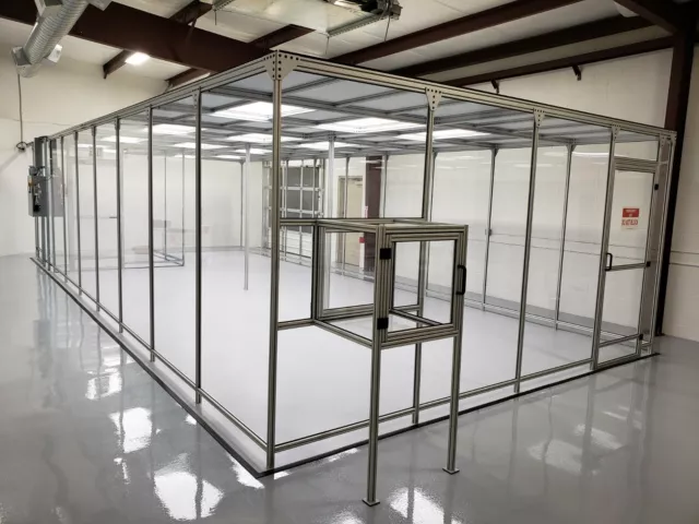 16' x 32' Modular Clean Room; ISO8 Class 100,000; HEPA Cleanroom; Hard Wall