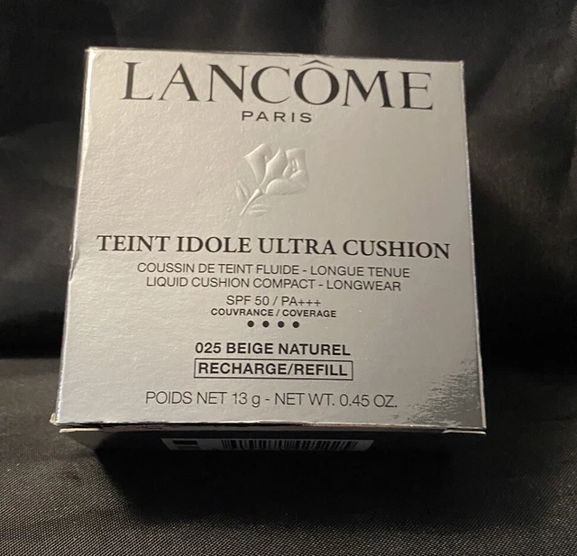 LANCÔME TEINT IDOLE ULTRA CUSHION 025 Beige Natural. 13g REFILL £12.50