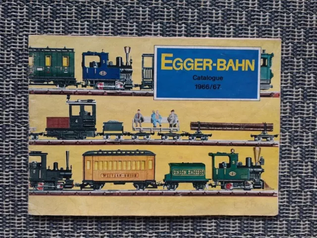 Catalogue Jouets Egger-Bahn Trains Locos Wagons Autres Annee 1966-1967