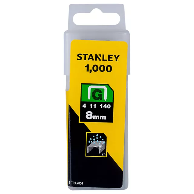 Stanley 1-TRA705T Heavy Duty Staple 8mm Pack of 1000