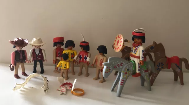 Playmobil cowboys and sales indians