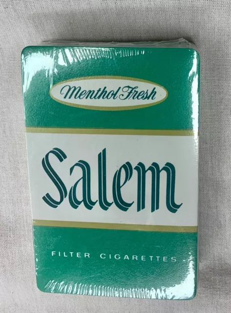 Vtg Menthol Fresh Salem Filter Cigarettes Playing Cards  Never Opened Package