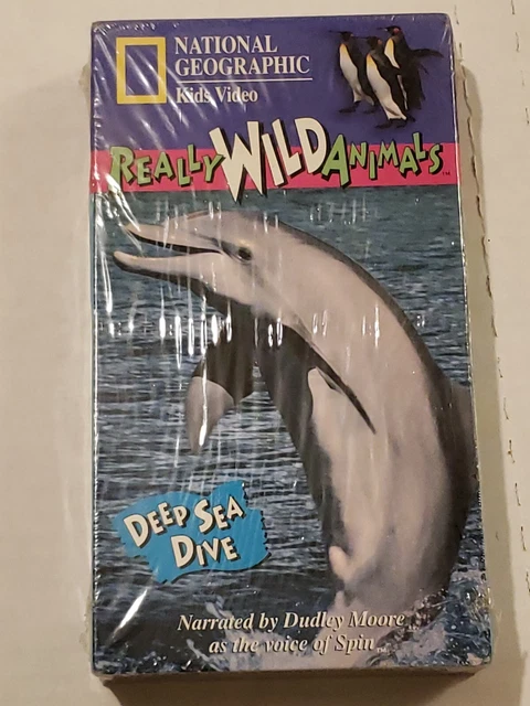 VTG NATIONAL GEOGRAPHIC Really Wild Animals Deep SeaDive VHS SEALED