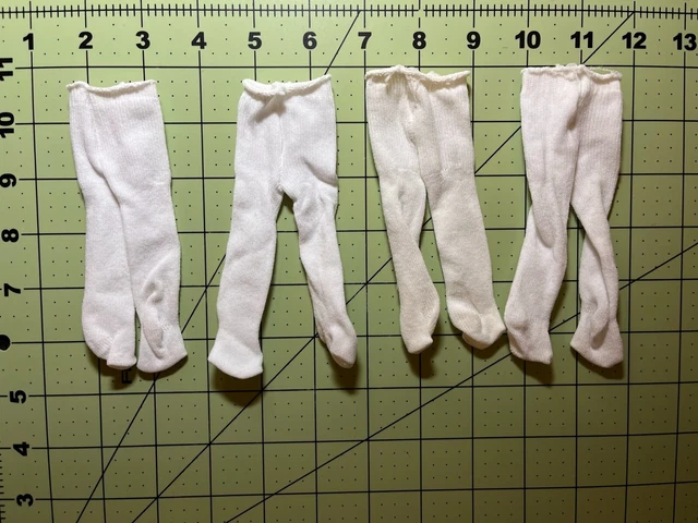 Lot of 4 Doll Tights for a LeeAnn or LouLou size doll by Denis Bastien