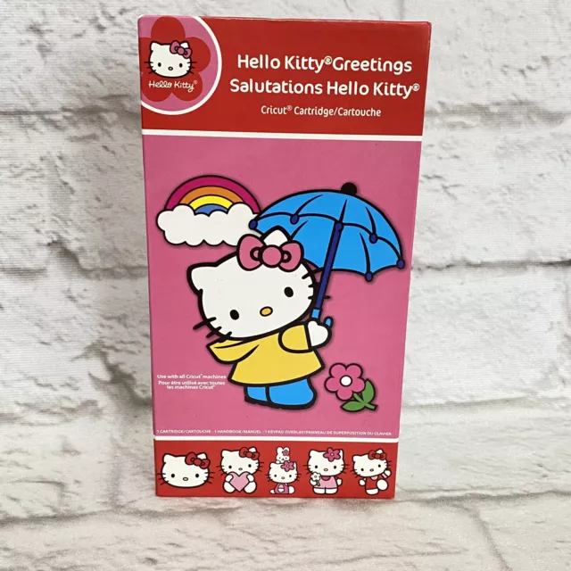 Cartucho troquelado Cricut Hello Kitty Greetings manualidades álbum de recortes