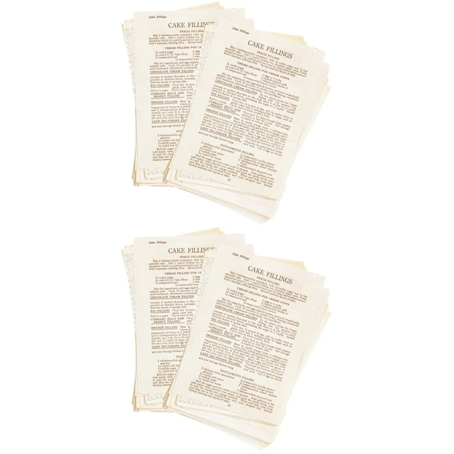 4 Sets Handwerk Journal Hintergrund Vintage Papier Für Journal Tagebuch Handbuch