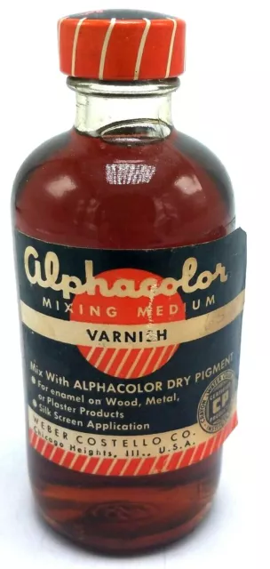 Barniz Alphacolor De Colección Mezcla Mediana Mezcla con Pigmento Seco Alfacolor Nuevo de Edición Sellado