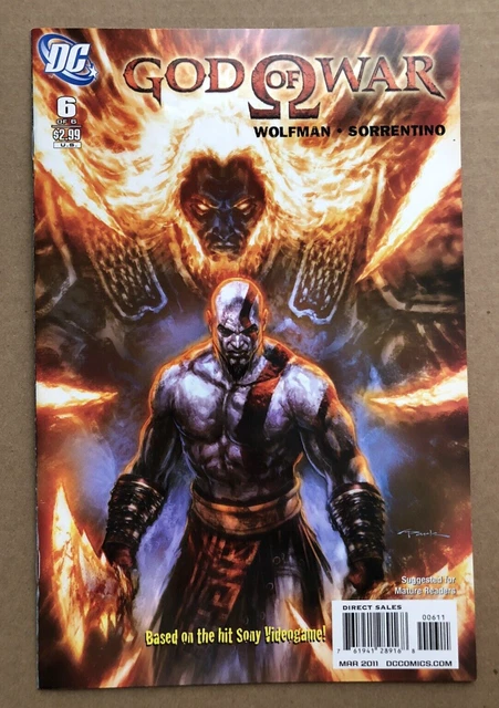 God of War #6 (2011) DC Wildstorm Marv Wolfman Andy Park Low Print HTF - VF/NM