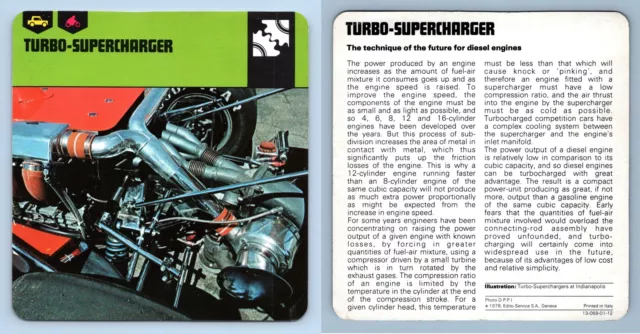 Turbo-Supercharger - Car Mechanics - Edito Service #01-12 Auto Rally Card