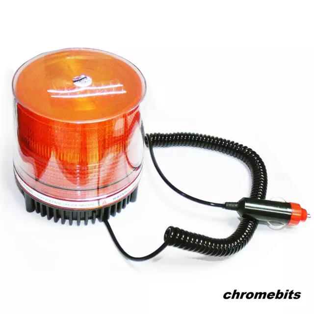 Universel Clignotant Ambre Phare Prise Allume Cigare Magnétique LED 12V Voiture