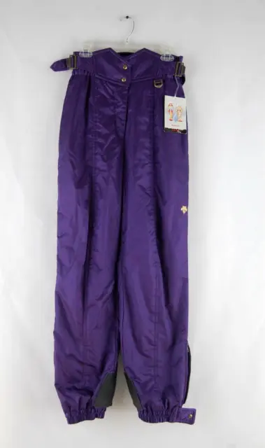Femmes Rétro Descente Imperméable Aéré Violet Ski Snowboard Pantalon Taille 1