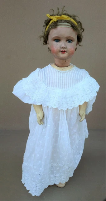 Poupée Ancienne Composition Paris 301 - Unis France, 40 Cm, Vintage