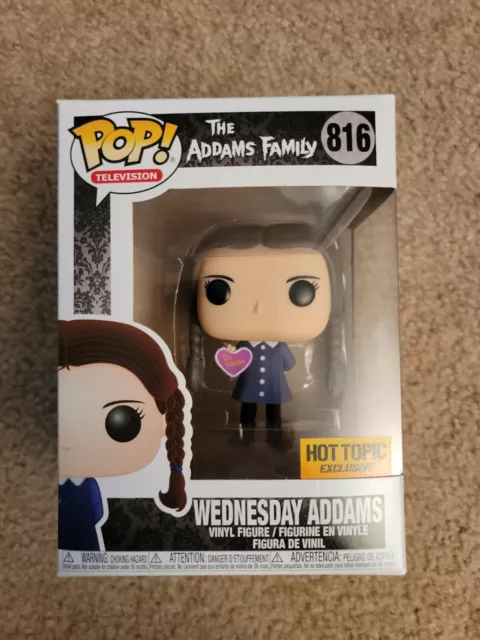 Funko POP! Television The Addams Family Hot Topic Excl Wednesday Addams #816 VLT