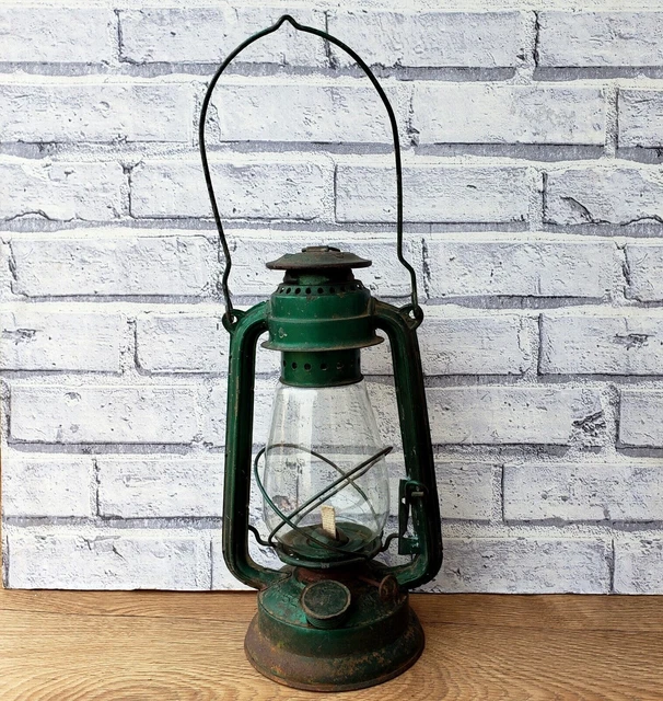 Original CHAMPION Hurricane Lamp Antique Collectible Oil Vintage Lantern