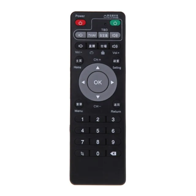 Set-Top Box Learning Remote Control For Tech Ubox Smart TV Box Gen 1/2/3