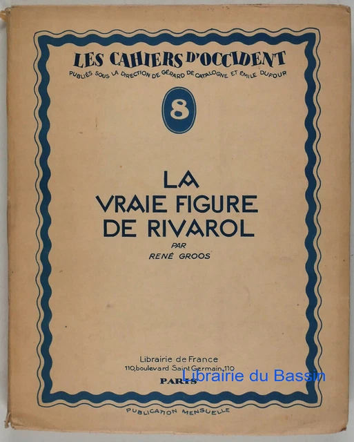 Les Cahiers d'Occident n° 6 | Le grand déménagement par Lucien Dubech 1927