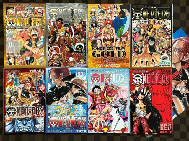 One Piece Film Vol.0, 7-11Ver.Gold, 777, 1000, 10089 Theater Limited Book  Movie