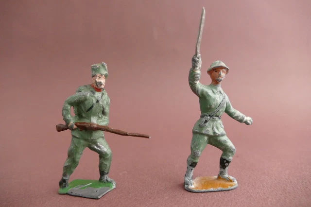Soldat De Plomb LR - Mitrailleur Français - WW1 - Échelle 1/32 (60mm)