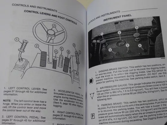 Case 1085B Cruz-Air Excavator Operators Manual Owners Maintenance Book NEW 2