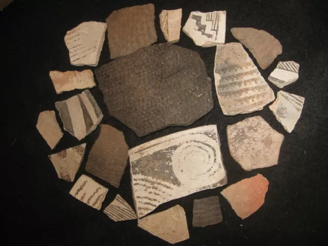 Arizona Anasazi Pottery Shards Prehistoric Indian Artifacts *FREE SHIPPING* #339