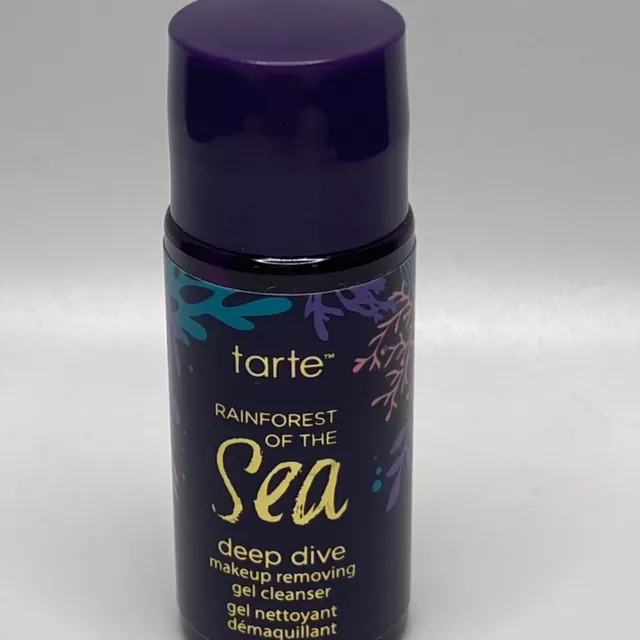 TARTE Rainforest of the Sea Deep Dive Cleansing Gel Make Remover Sample 0.25 oz