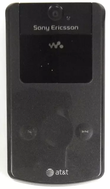 Sony Ericsson Walkman W518a - Gray and Silver ( AT&T ) Rare MP3 Flip Phone