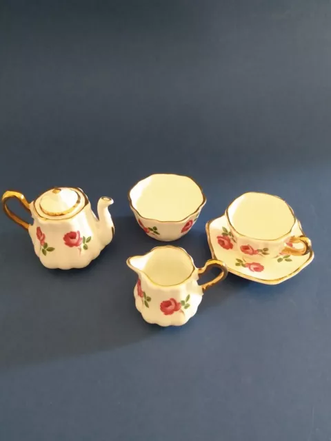 Sanford England Mini Teapot Fine Bone China Teapots Mini Dollhouse