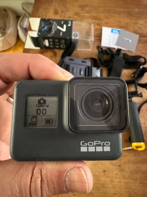 GoPro HERO7 Black Action Camera with Accessories Bundle + Waterproof case