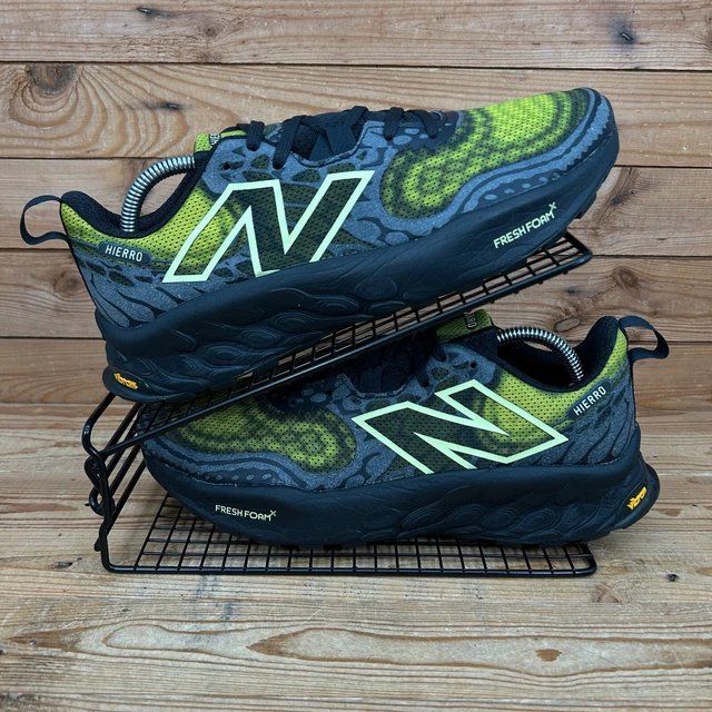 NEW BALANCE SHOES Mens Size UK 9 Fresh Foam X Hierro v8 Black Vibram Trainers 69.97 PicClick UK