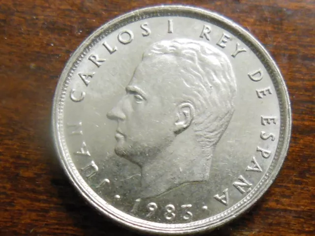 1983 Spain Ten (10) Pesetas "Juan Carlos l" Coin