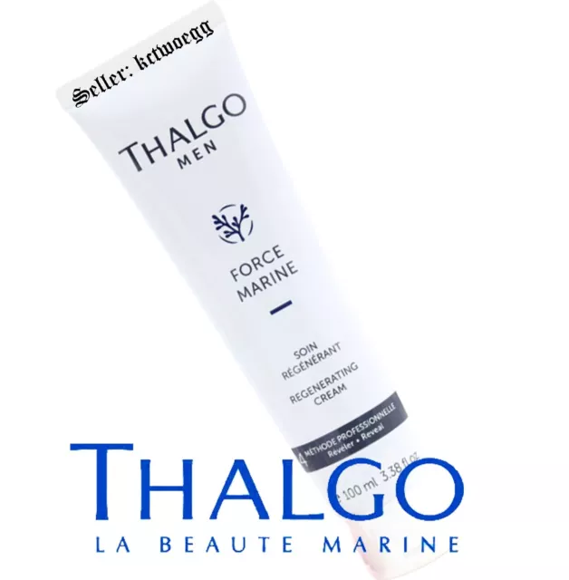 Thalgo Force Marine Men Regenerating Cream 100ml  Salon Size Free Postage