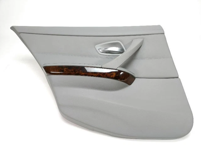 2007 BMW E90 328I Door Trim Panel Rear Left Gray