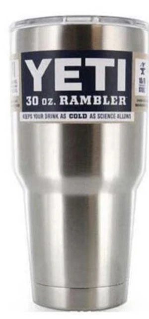 Yeti Rambler 30 Oz Stainless Steel Vacuum Insulated Tumbler- Original- Brand New