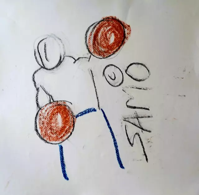authentic SAMO original Jean-Michel Basquiat signed Graffiti boxer doodle 1980