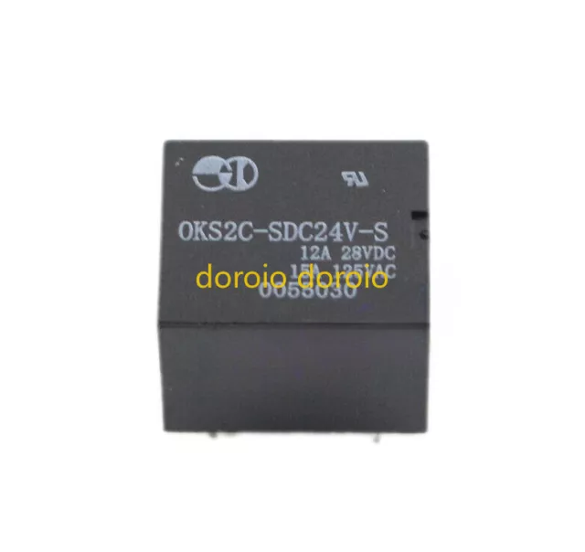 for OKS2C-SDC24V-S PCB Replacement DC 24V 28VDC 125VAC 5-Pin Relay Unit ZVOU040