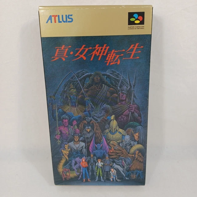 NINTENDO SUPER FAMICOM SFC Shin Megami Tensei Japan Import Tested No ...