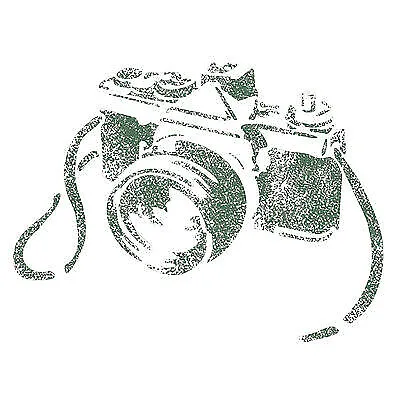 Camera Stencils for Crafting Template DIY Room Decor Wall art furniture