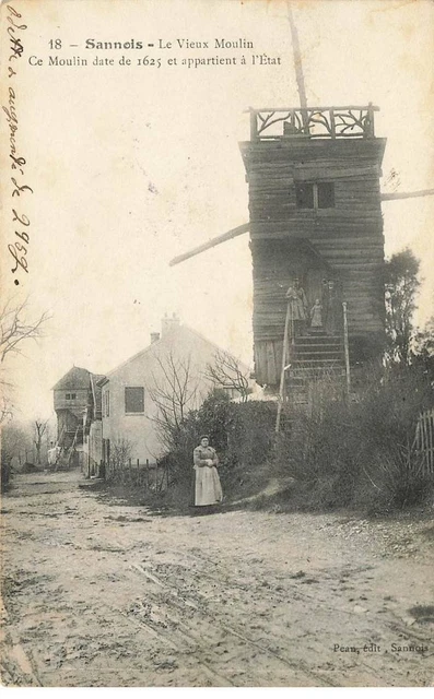 95 Canois #As30081 Le Vieux Moulin De 1625 And Which Belongs To The State