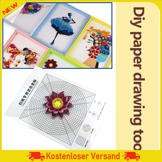 DIY Release Drawing Locating Drawing Papers Quilling Tool Locating Paper Craft