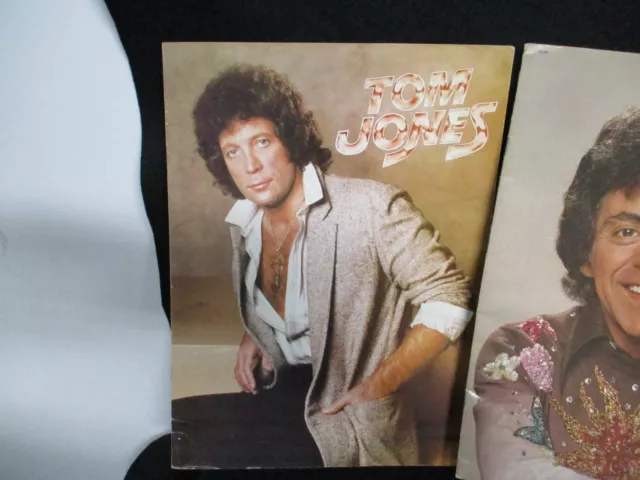 Tom Jones Iconic Legendary Singer Vintage Original Concert Tour Book Program