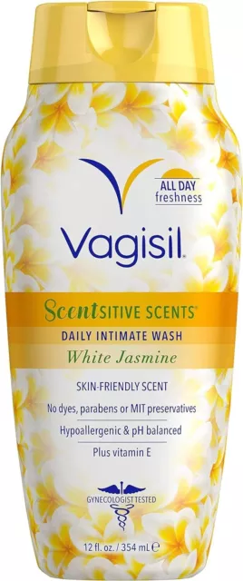 Vagisil Scentsitive Scents Plus Daily Feminine Intimate Vaginal Wash 12 ounce