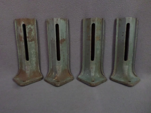 4- Vintage EQUIPMENT FEET Cast Iron Legs BL2 workbench table stand lathe saw 4- Vintage EQUIPMENT FEET Cast Iron Legs BL2 workbench table stand lathe saw