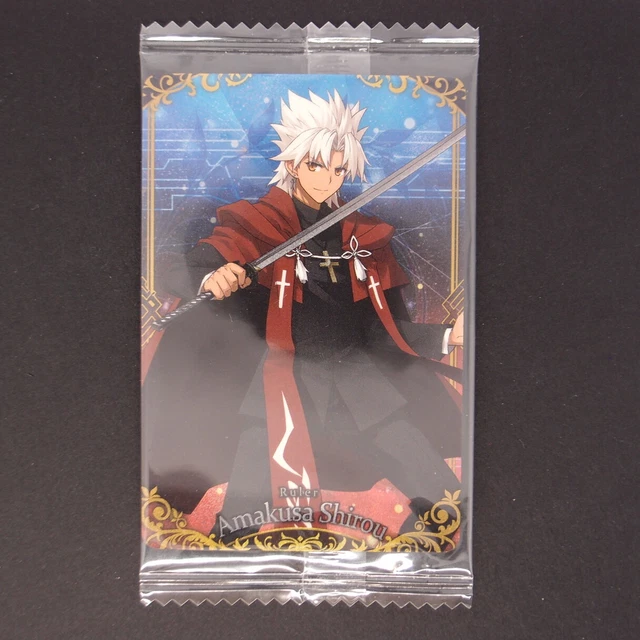 Fate Grand Order SEALED Amakusa Shirou Holo R20 FGO Wafer Card Vol. 3