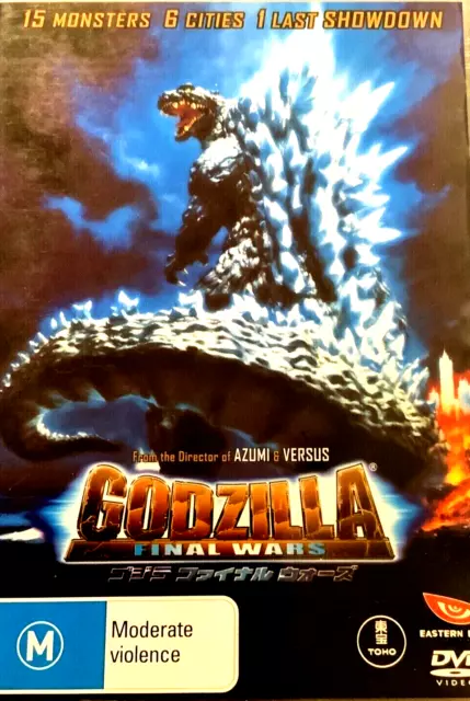 GODZILLA FINAL WARS : NEW DVD: Region 4: *Extreme Rare OOP* Free ..., حجم الصورة 429x640