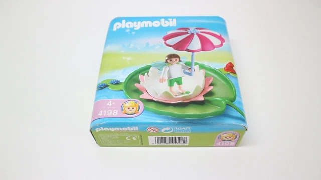 Playmobil 4198 – Fata Delle Ninfea Con Ali Morbide, Ombrello E Rana, Per Bambini 4+ Anni - 2