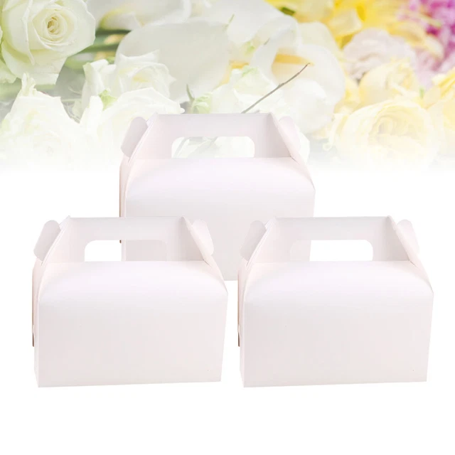 24 pezzi confezione torrone borsa carta scatole dolci con finestra trasparente di