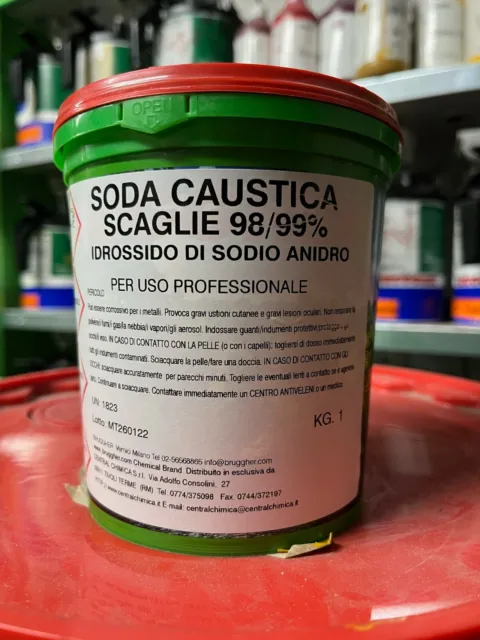 Soda Caustica A Scaglie In Sacco Da 25 Kg Sverniciatore